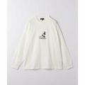 【WHITE】KANGOL パッチワーク ロゴ Tシャツ<A DAY IN TH