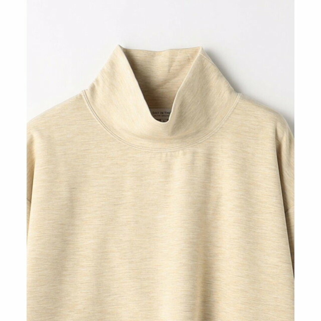 a day in the life(アデイインザライフ)の【BEIGE】オフタートルネック カットソー<A DAY IN THE LIFE> メンズのトップス(Tシャツ/カットソー(半袖/袖なし))の商品写真