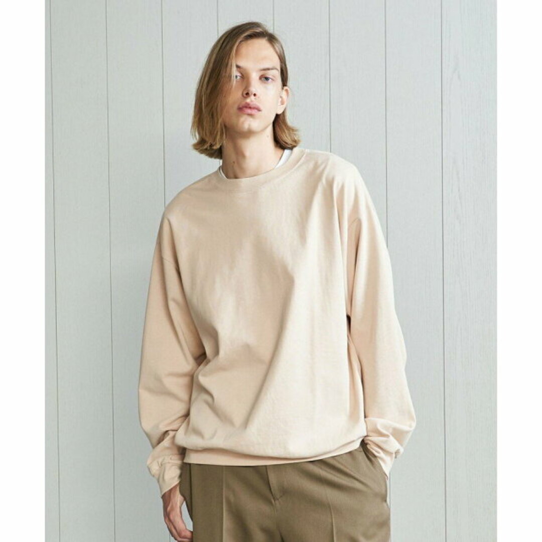 BEAUTY&YOUTH UNITED ARROWS(ビューティアンドユースユナイテッドアローズ)の【NATURAL】<H>HEAVY HYBRID COTTON SWEAT CREW NECK PULLOVER 2022/スウェット メンズのトップス(Tシャツ/カットソー(半袖/袖なし))の商品写真