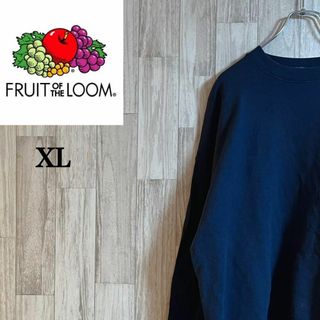 フルーツオブザルーム(FRUIT OF THE LOOM)のフルーツオブザルームスウェット　ビッグシルエット　トレーナー　無地　ヴィンテージ(スウェット)