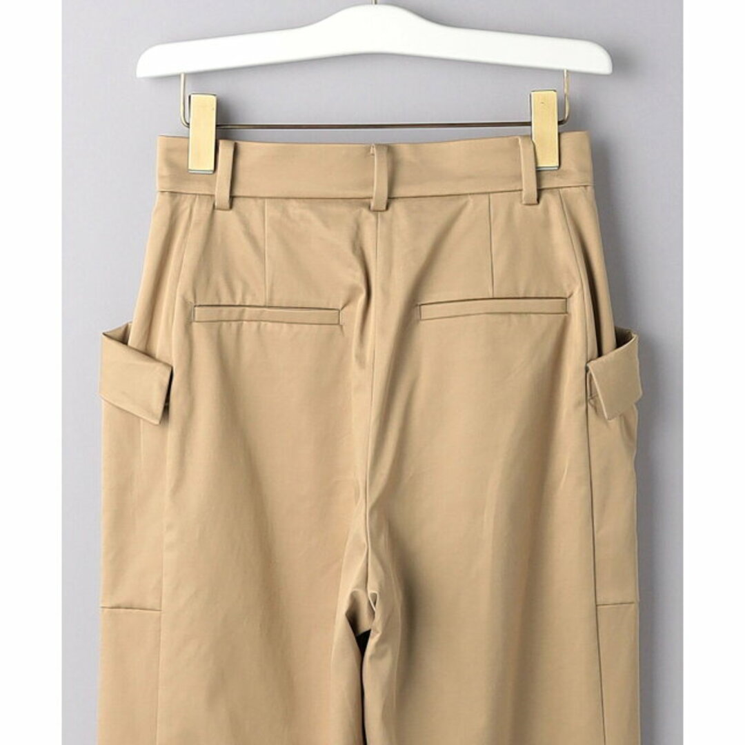 AEWEN MATOPH(イウエンマトフ)の【BEIGE】<AEWEN MATOPH>CU/C サテン ポケット テーパードパンツ レディースのパンツ(その他)の商品写真