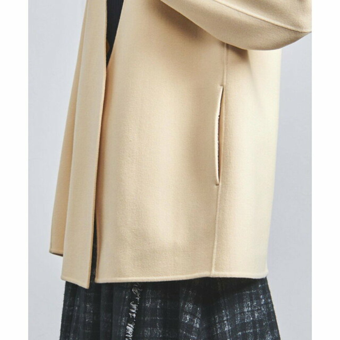 UNITED ARROWS - 【NATURAL】【S(36)】Vネック リバー ショート UNITED ARROWS - 【NATURAL】【S(36)】Vネック リバー ショート