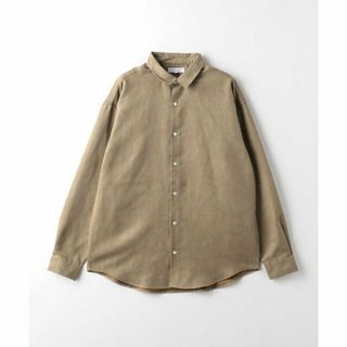 アデイインザライフ(a day in the life)の【BEIGE】スエードライク レギュラーカラー シャツ<A DAY IN THE LIFE>(シャツ)