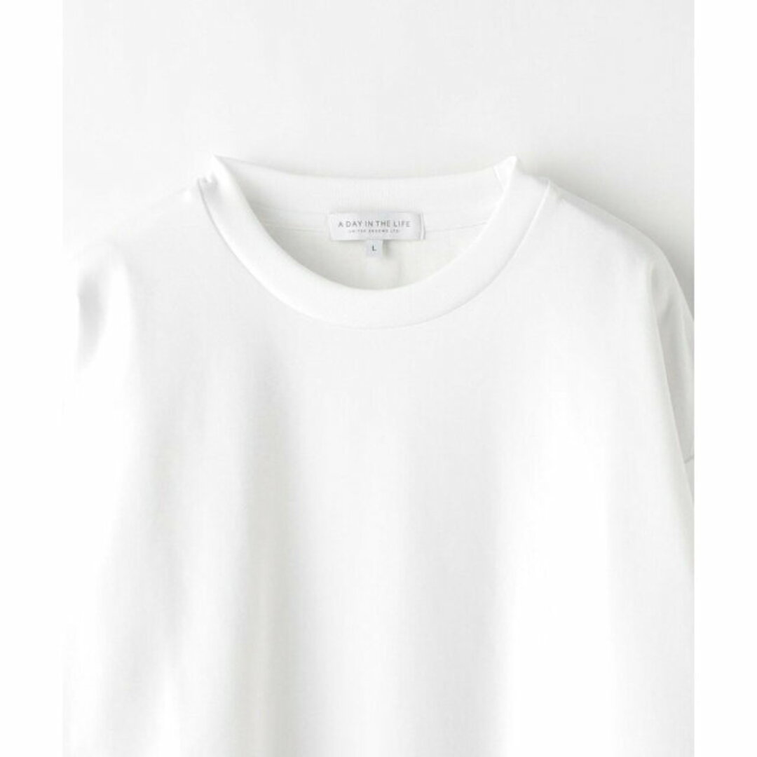 a day in the life(アデイインザライフ)の【WHITE】ポンチ フォーム クルーネック カットソー<A DAY IN THE LIFE> メンズのトップス(Tシャツ/カットソー(半袖/袖なし))の商品写真