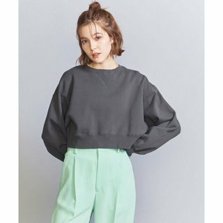 ビューティアンドユースユナイテッドアローズ(BEAUTY&YOUTH UNITED ARROWS)の【DK.GRAY】コットン裏毛 ショートワイド スウェットプルオーバー(トレーナー/スウェット)