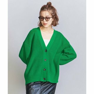 ビューティアンドユースユナイテッドアローズ(BEAUTY&YOUTH UNITED ARROWS)の【KELLY】オーバー Vネック 畦ニット カーディガン -ウォッシャブル-(カーディガン)