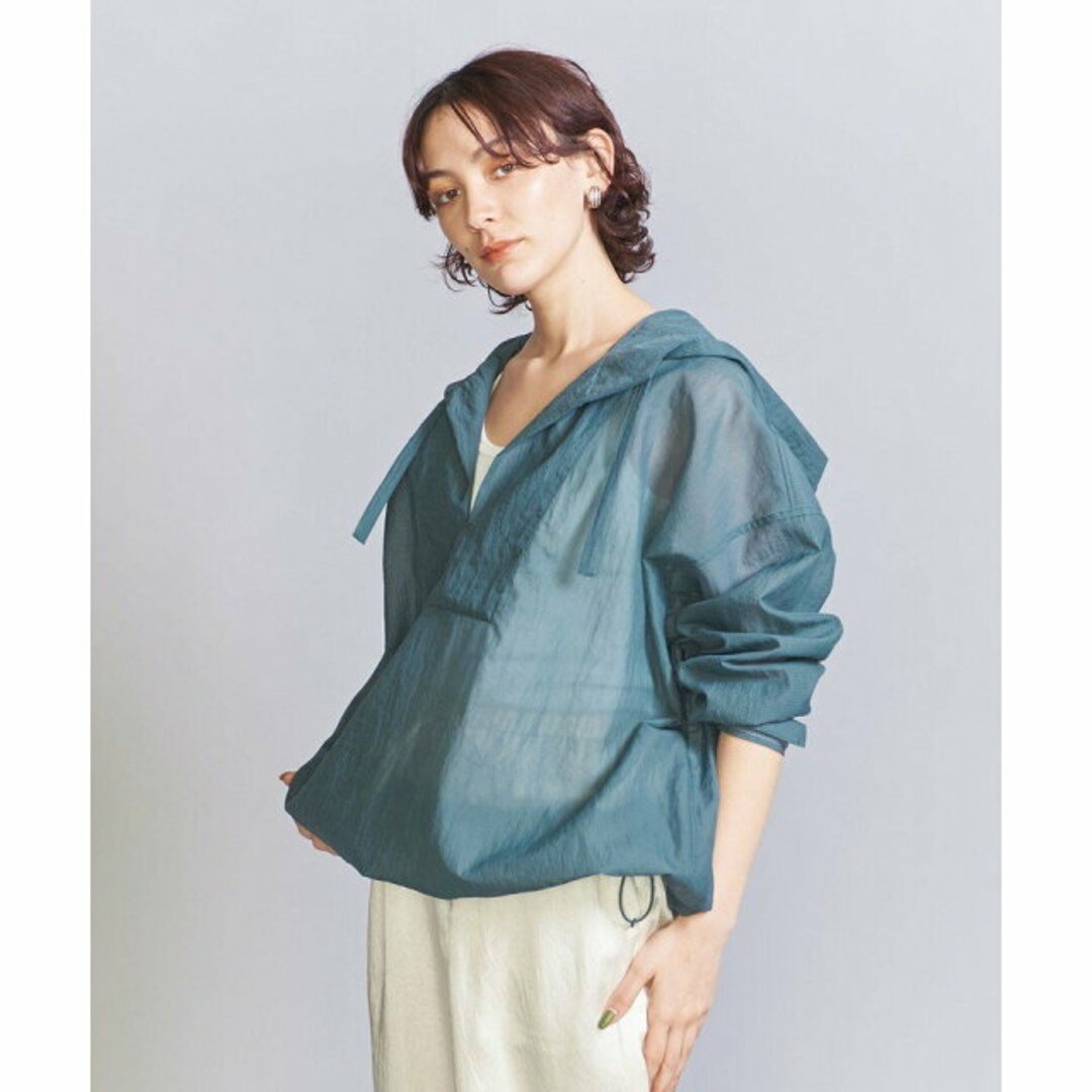 BEAUTY&YOUTH UNITED ARROWS(ビューティアンドユースユナイテッドアローズ)の【COBALT】ナイロン アノラックパーカー レディースのワンピース(ミニワンピース)の商品写真