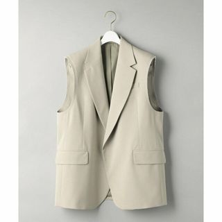 ビューティアンドユースユナイテッドアローズ(BEAUTY&YOUTH UNITED ARROWS)の【BEIGE】カットオフスリーブ ベスト/ベージュ(ベスト/ジレ)