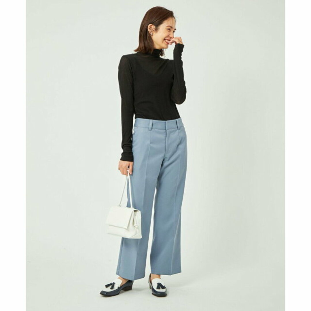 UNITED ARROWS green label relaxing(ユナイテッドアローズグリーンレーベルリラクシング)の【LT.BLUE】【M(38)】プレスト ワイド パンツ レディースのパンツ(その他)の商品写真