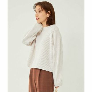 ユナイテッドアローズグリーンレーベルリラクシング(UNITED ARROWS green label relaxing)の【OFF WHITE】ミックス カラー アゼ クルーネック プルオーバー ニット -ウォッシャブル-(ニット/セーター)