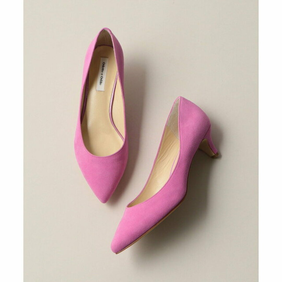 Odette e Odile(オデットエオディール)の【PINK】ポインテッド パンプス45↓↑ レディースの靴/シューズ(ハイヒール/パンプス)の商品写真