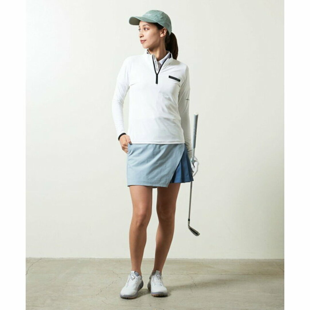 UNITED ARROWS(ユナイテッドアローズ)の【KELLY】<UNITED ARROWS GOLF> アシンメトリー プリーツ スカート スポーツ/アウトドアのゴルフ(その他)の商品写真