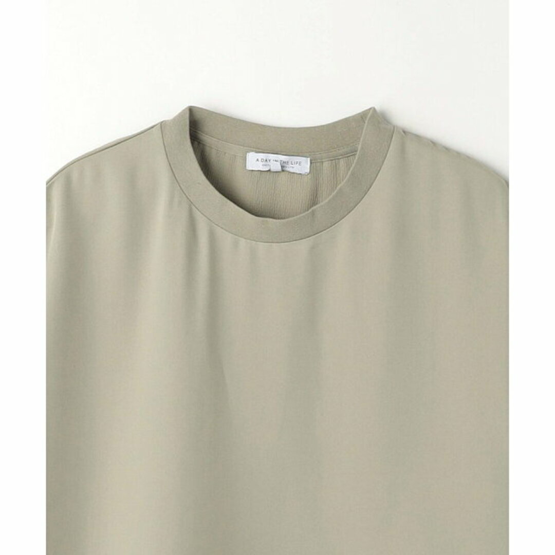 a day in the life(アデイインザライフ)の【OLIVE】リラックス ワイド カットソー<A DAY IN THE LIFE> メンズのトップス(Tシャツ/カットソー(半袖/袖なし))の商品写真