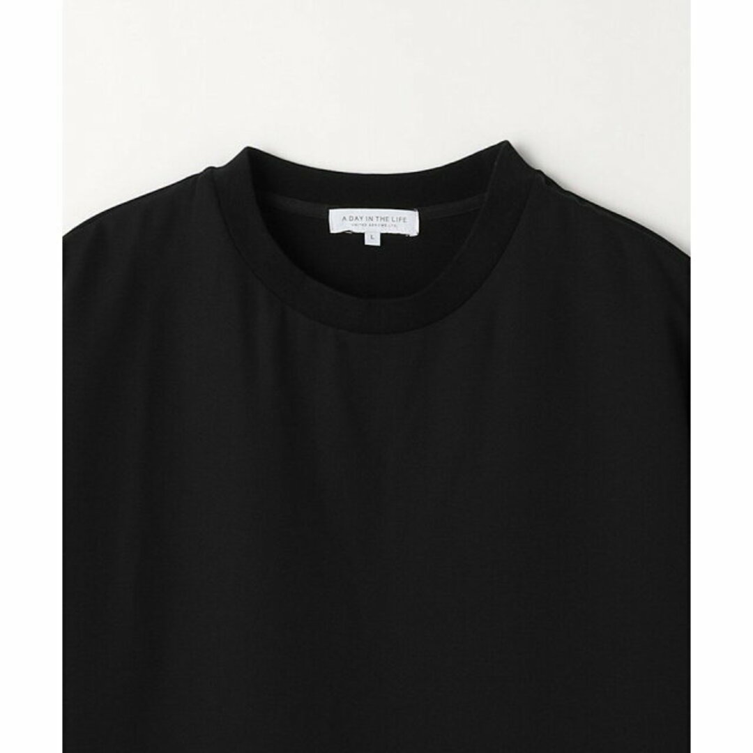 a day in the life(アデイインザライフ)の【BLACK】リラックス ワイド カットソー<A DAY IN THE LIFE> メンズのトップス(Tシャツ/カットソー(半袖/袖なし))の商品写真