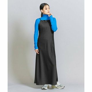 ビューティアンドユースユナイテッドアローズ(BEAUTY&YOUTH UNITED ARROWS)の【BLACK】ポリエステルサテン バイアス キャミワンピース -ウォッシャブル-(ロングワンピース/マキシワンピース)