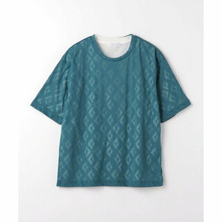 アデイインザライフ(a day in the life)の【TURQUOISE】ウォッシャブル レイヤードカットソー<A DAY IN THE LIFE>(Tシャツ/カットソー(半袖/袖なし))