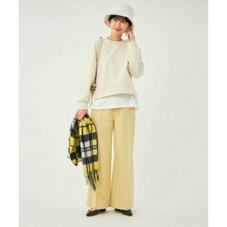 ユナイテッドアローズグリーンレーベルリラクシング(UNITED ARROWS green label relaxing)の【CREAM】モールスキン ワイド パンツ(その他)