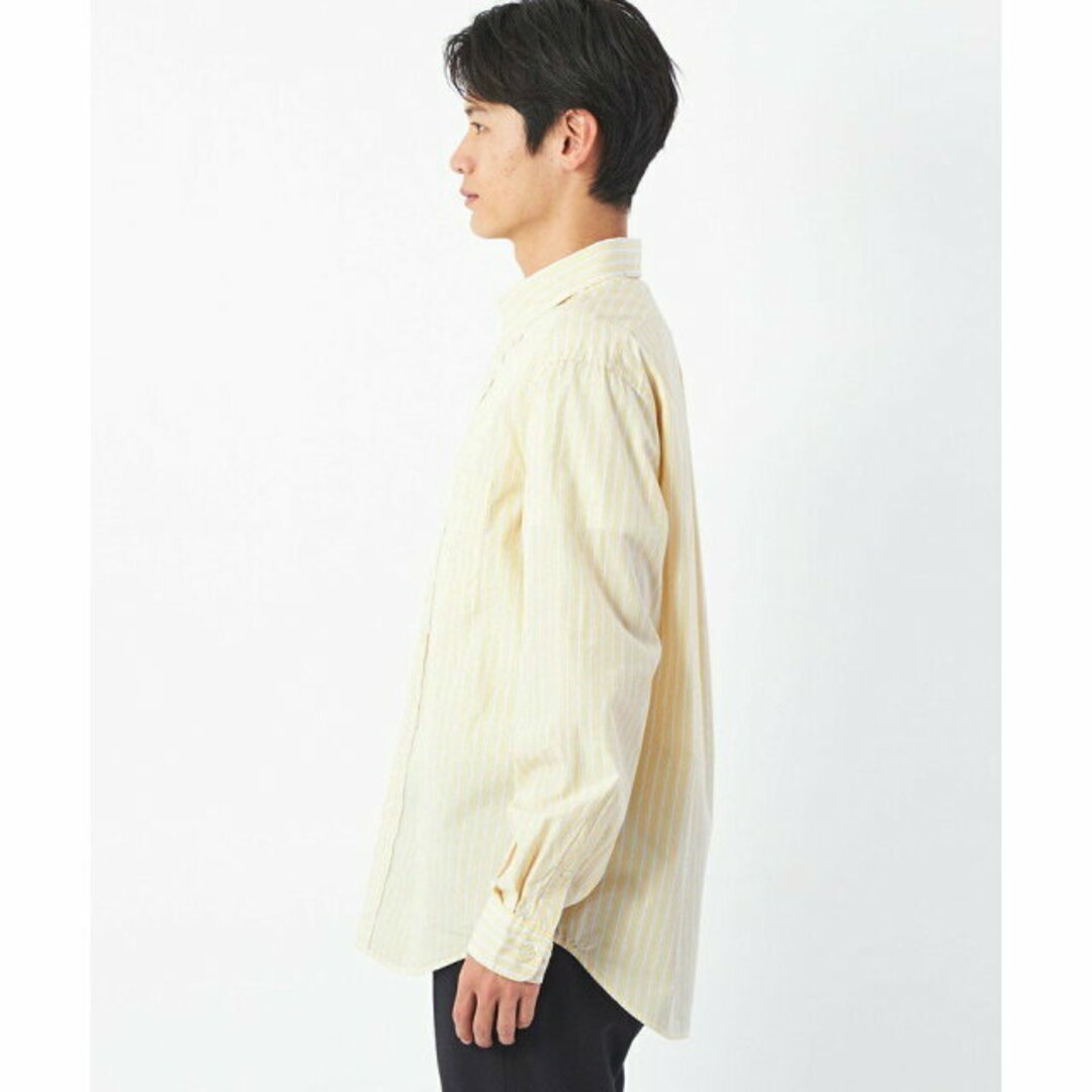 UNITED ARROWS green label relaxing(ユナイテッドアローズグリーンレーベルリラクシング)の【YELLOW】パターンストライプ ジャストルーズ ボタンダウン シャツ その他のその他(その他)の商品写真