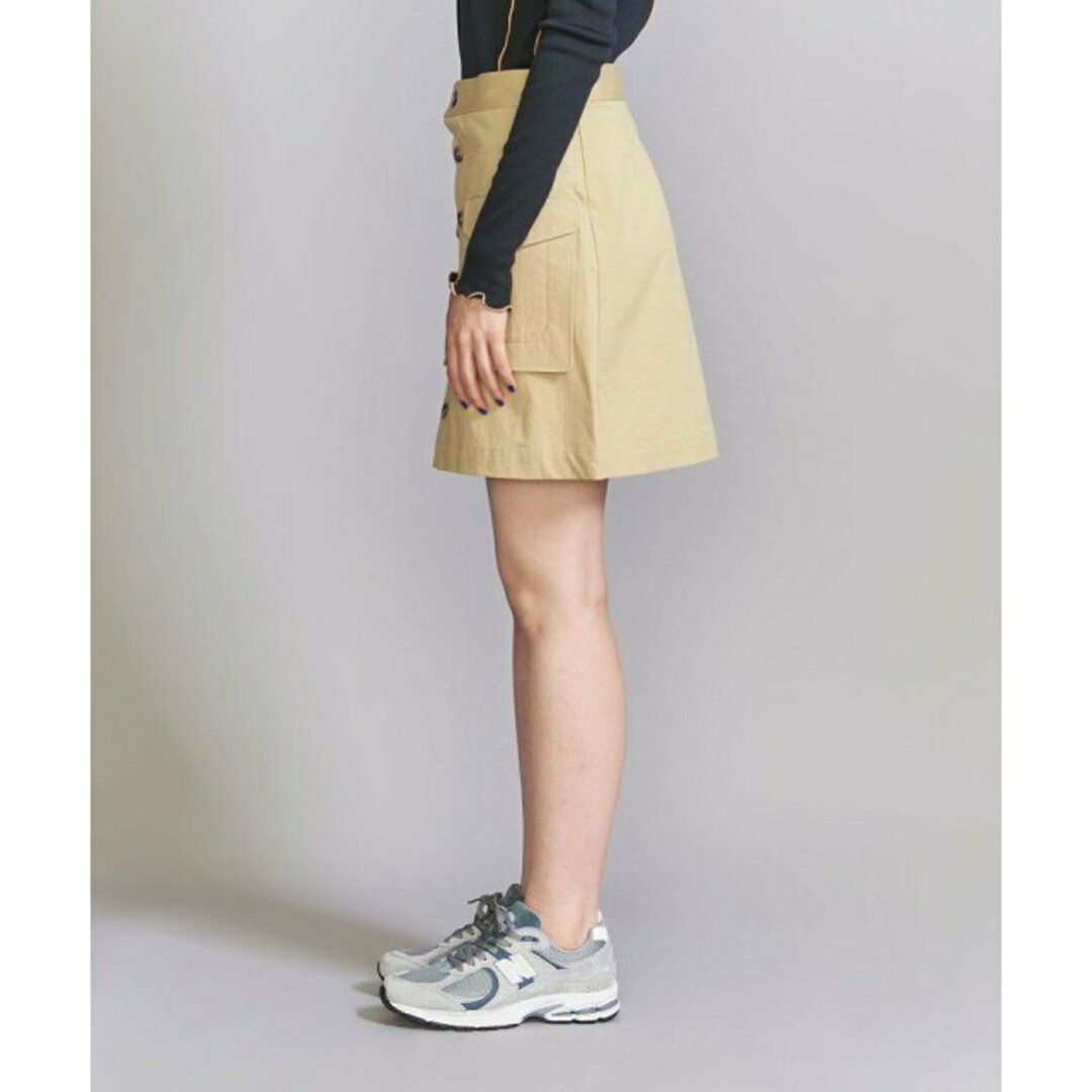 BEAUTY&YOUTH UNITED ARROWS(ビューティアンドユースユナイテッドアローズ)の【BEIGE】【S】コットンツイル パッチポケット ミニスカート -ウォッシャブル- レディースのスカート(ミニスカート)の商品写真