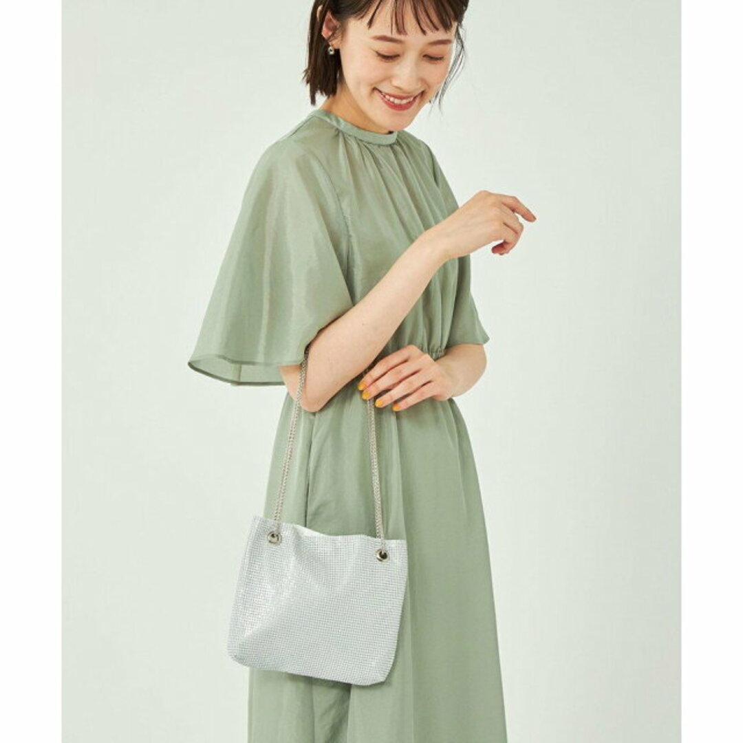 UNITED ARROWS green label relaxing(ユナイテッドアローズグリーンレーベルリラクシング)の【WHITE】METAL ポシェット レディースのバッグ(ハンドバッグ)の商品写真