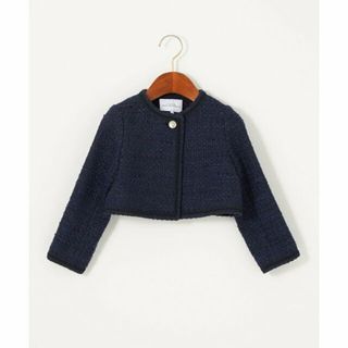 ユナイテッドアローズグリーンレーベルリラクシング(UNITED ARROWS green label relaxing)の【NAVY】ラメツイード ボレロ◆(ジャケット/上着)