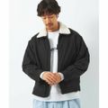 【BLACK】【S】Morley ボア ブルゾン