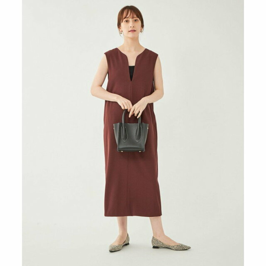 UNITED ARROWS green label relaxing(ユナイテッドアローズグリーンレーベルリラクシング)の【MD.BROWN】バックシャン ジャンスカ レディースのワンピース(ロングワンピース/マキシワンピース)の商品写真