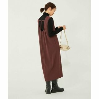 ユナイテッドアローズグリーンレーベルリラクシング(UNITED ARROWS green label relaxing)の【MD.BROWN】バックシャン ジャンスカ(ロングワンピース/マキシワンピース)