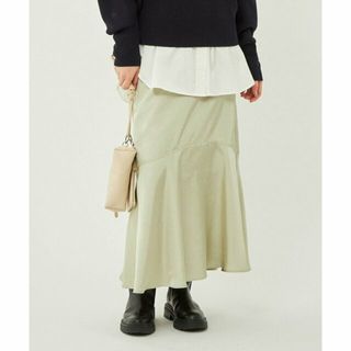 ユナイテッドアローズグリーンレーベルリラクシング(UNITED ARROWS green label relaxing)の【NATURAL】ワッシャー サテン マーメイド スカート(ロングスカート)