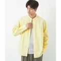 【YELLOW】トーマスメイソン ジャストルーズ バンドカラーシャツ