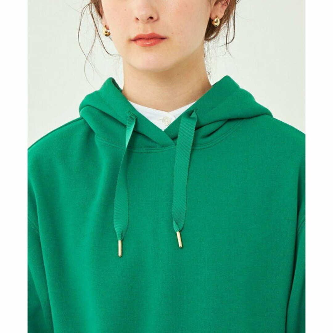 UNITED ARROWS green label relaxing(ユナイテッドアローズグリーンレーベルリラクシング)の【KELLY】<エッセンシャルアイテム> ウラケ フード プルオーバー パーカー -吸水速乾・UVカット- レディースのトップス(カットソー(長袖/七分))の商品写真