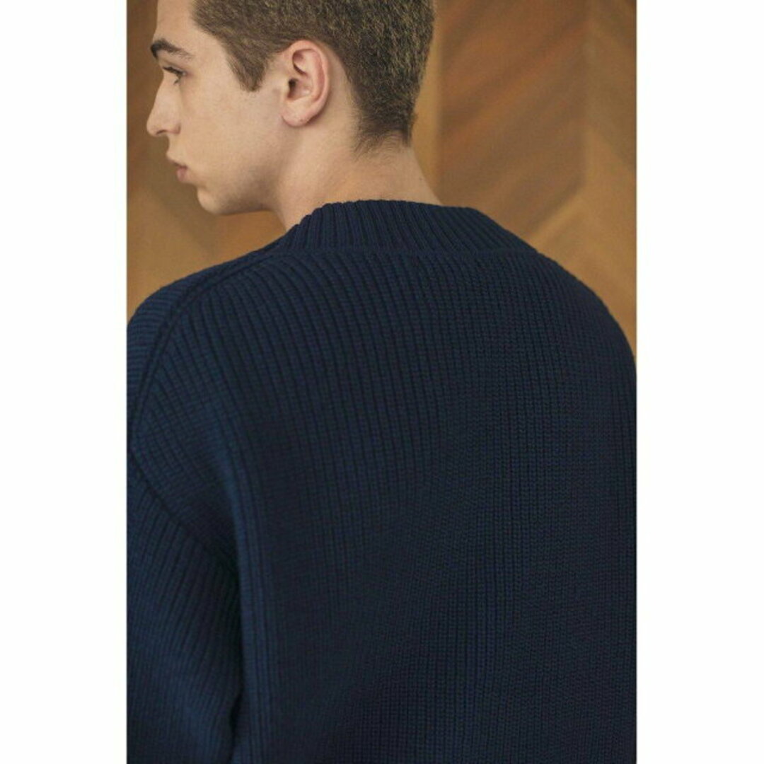 BEAUTY&YOUTH UNITED ARROWS(ビューティアンドユースユナイテッドアローズ)の【NAVY】<monkey time> DRY PE AZE V NECK/ニット メンズのトップス(ニット/セーター)の商品写真