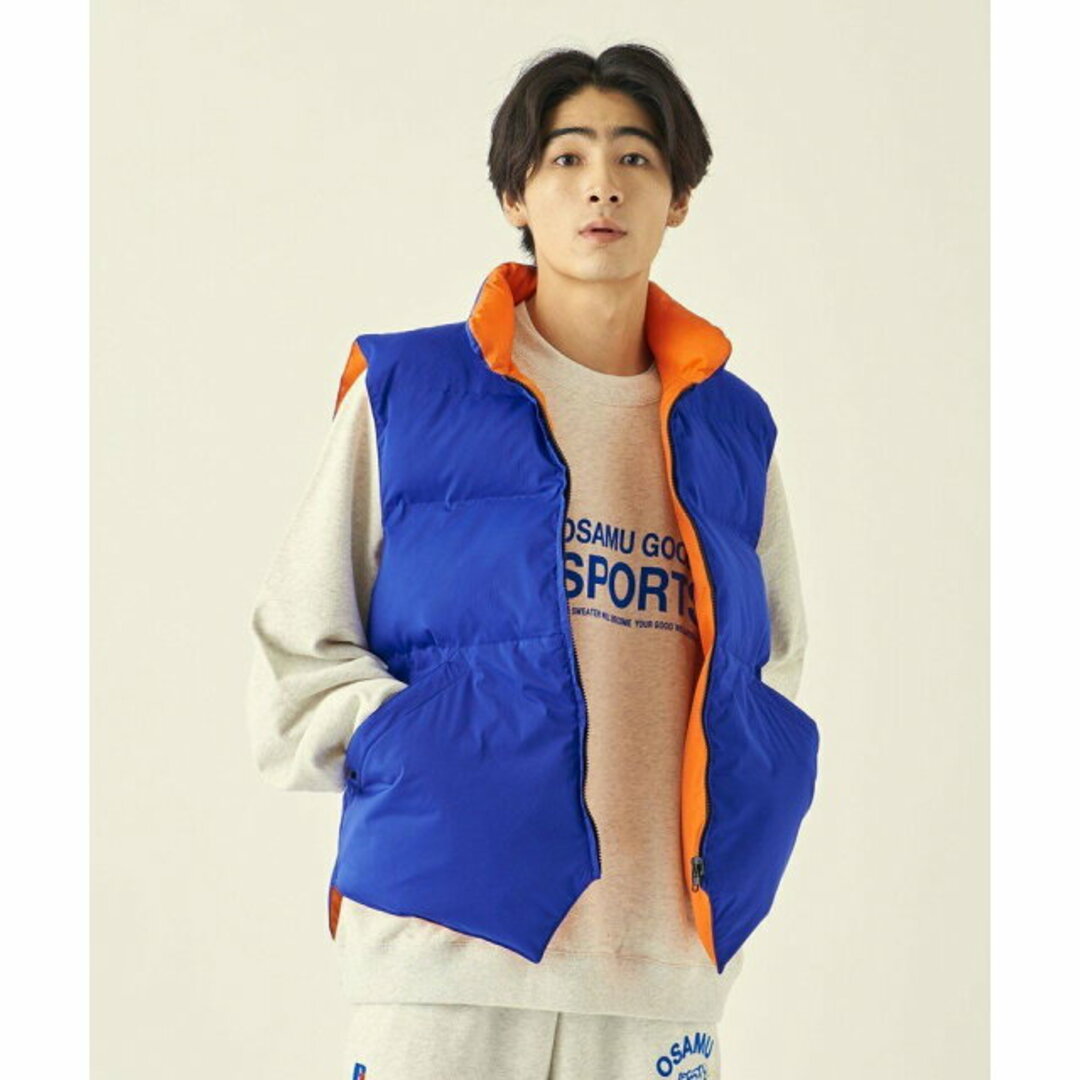 BEAUTY&YOUTH UNITED ARROWS(ビューティアンドユースユナイテッドアローズ)の【COBALT】<info. BEAUTY&YOUTH> リバーシブル PDD ベスト メンズのジャケット/アウター(その他)の商品写真