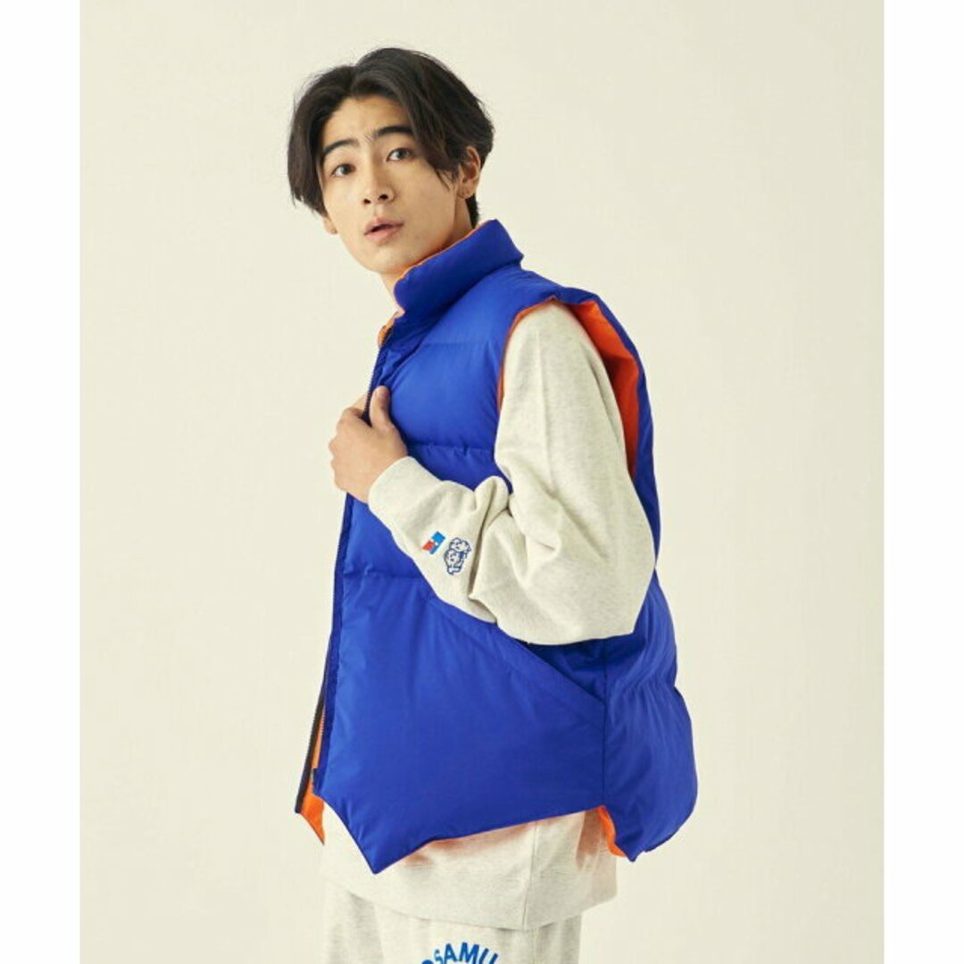 BEAUTY&YOUTH UNITED ARROWS(ビューティアンドユースユナイテッドアローズ)の【COBALT】<info. BEAUTY&YOUTH> リバーシブル PDD ベスト メンズのジャケット/アウター(その他)の商品写真