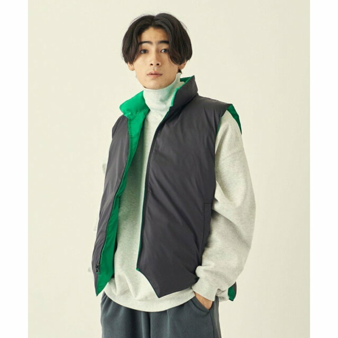 BEAUTY&YOUTH UNITED ARROWS(ビューティアンドユースユナイテッドアローズ)の【KELLY】<info. BEAUTY&YOUTH> リバーシブル PDD ベスト メンズのジャケット/アウター(その他)の商品写真