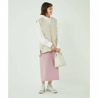 ユナイテッドアローズグリーンレーベルリラクシング(UNITED ARROWS green label relaxing)の【LILAC】オルマイスカート タイト 裏起毛 -マシンウォッシャブル・ストレッチ・防シワ・帯電防止-(その他)