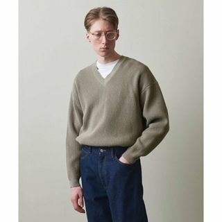 スティーブンアラン(steven alan)の【BEIGE】<Steven Alan> KUBO WAFFLE V-NECK KNIT -LOOSE/ニット(その他)