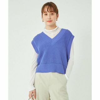 ユナイテッドアローズグリーンレーベルリラクシング(UNITED ARROWS green label relaxing)の【ROYAL】チルデン ショート ベスト -ウォッシャブル-(ニット/セーター)