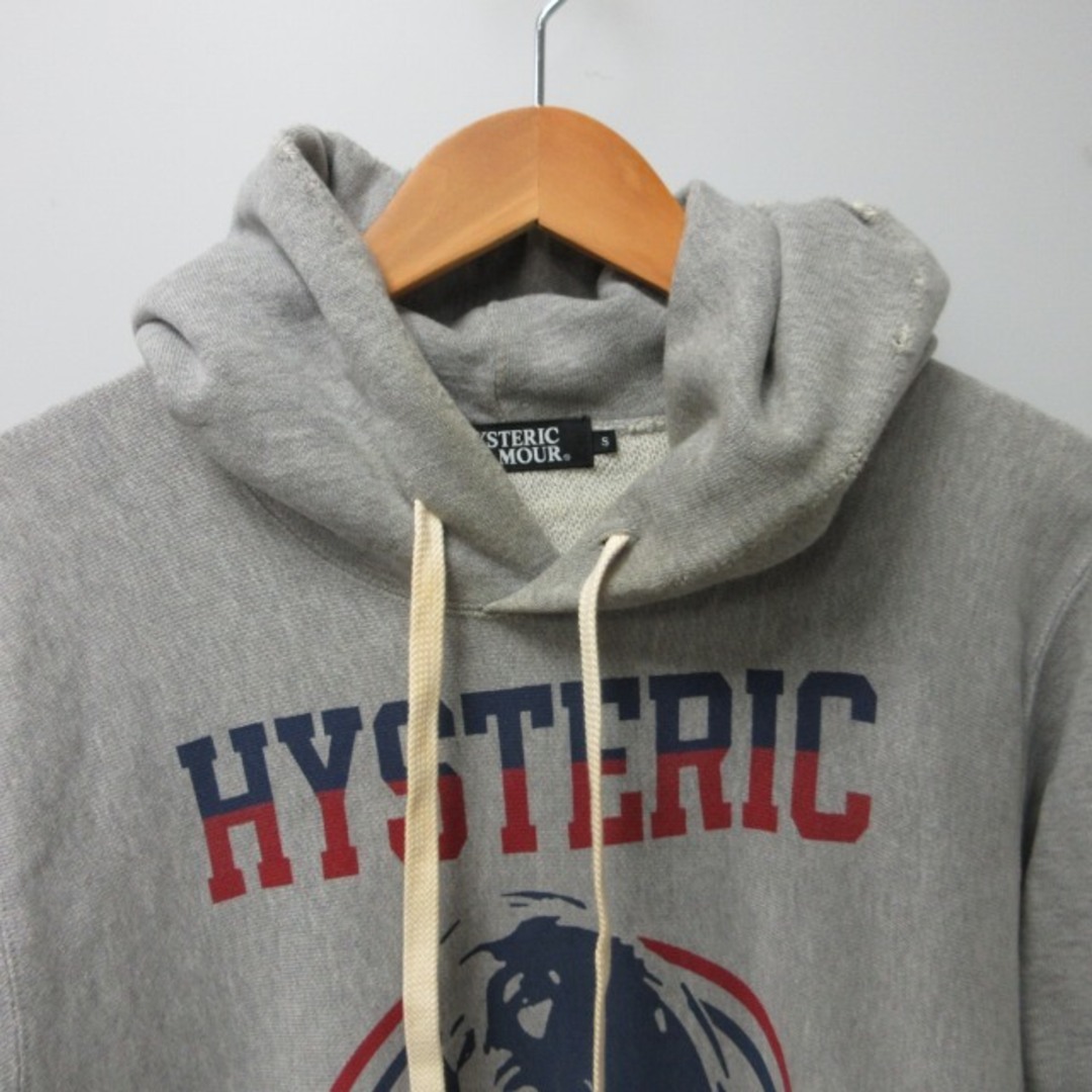 ヒステリックグラマー hysteric glamour パーカー グレー目立つ傷や汚れはありません