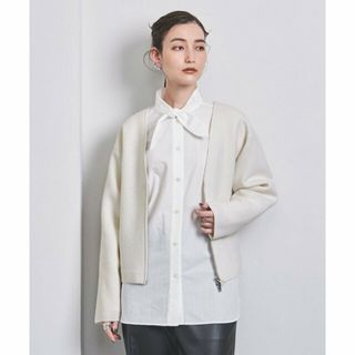 ユナイテッドアローズ(UNITED ARROWS)の【OFF WHITE】【別注】<WRAPINKNOT>ZIP カーディガン(カーディガン)