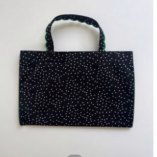 elu  フルールトートFleur tote（lesson） Dot Green(トートバッグ)