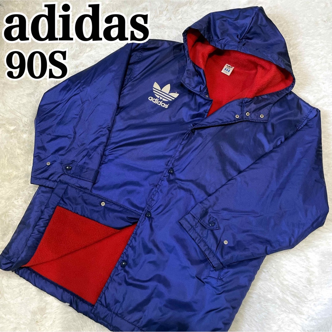 超希少90’sヴィンテージadidas アディダス　デサント製トレフォイルロゴ