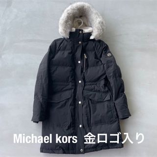 【美品】マイケルコース　アウター　ロゴ　ブラック　ピンク