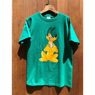 ディズニー(Disney)の90's Disney Store Made in USA Pluto （L）(Tシャツ/カットソー(半袖/袖なし))