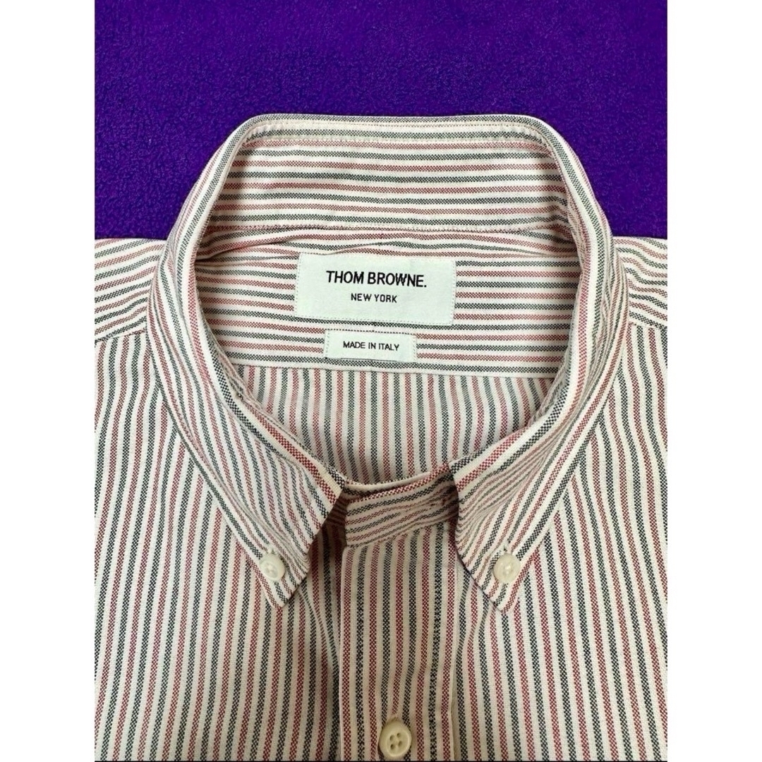 THOM BROWNE(トムブラウン)の✨イタリア製・極美品✨Thom Browne ストライプ シャツ メンズのトップス(シャツ)の商品写真