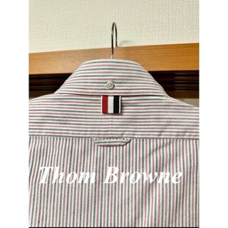 トムブラウン(THOM BROWNE)の✨イタリア製・極美品✨Thom Browne ストライプ シャツ(シャツ)