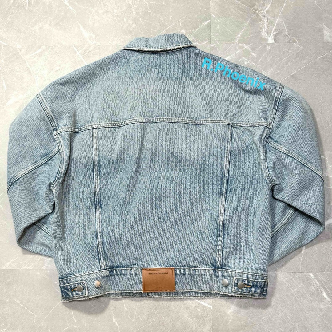 ALEXANDER WANG】Core Trucker Jacket S ALEXANDER WANG】Core Trucker Jacket S
