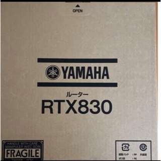ヤマハ(ヤマハ)の【新品未開封】YAMAHA RTX830 ルーター二台セット(PC周辺機器)