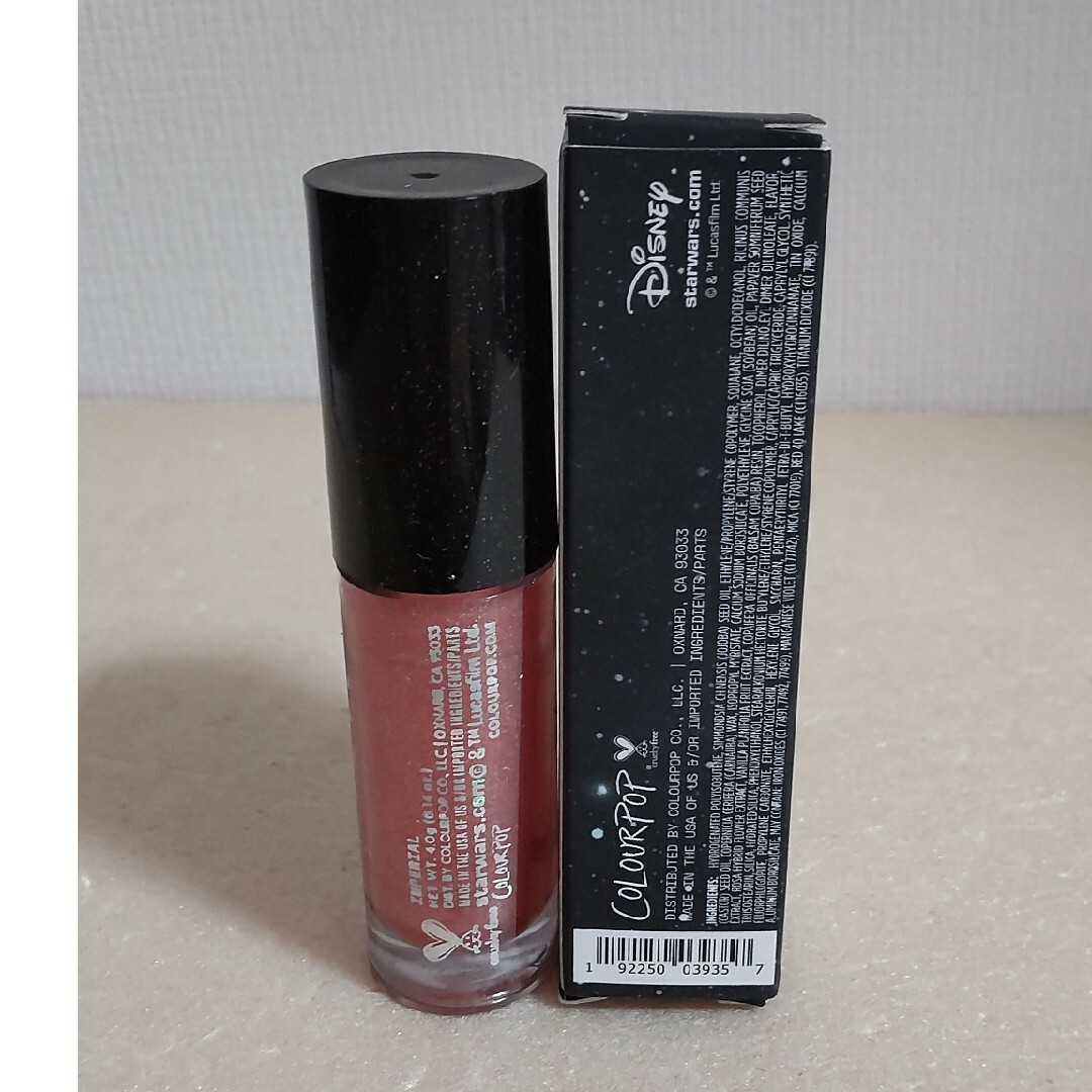 colourpop(カラーポップ)の【未使用※】カラーポップ×スターウォーズ　リップグロスimperial コスメ/美容のベースメイク/化粧品(リップグロス)の商品写真