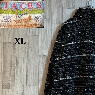 JACHSフリース　90s ハーフジップ　ビッグシルエット　ヴィンテージ(その他)